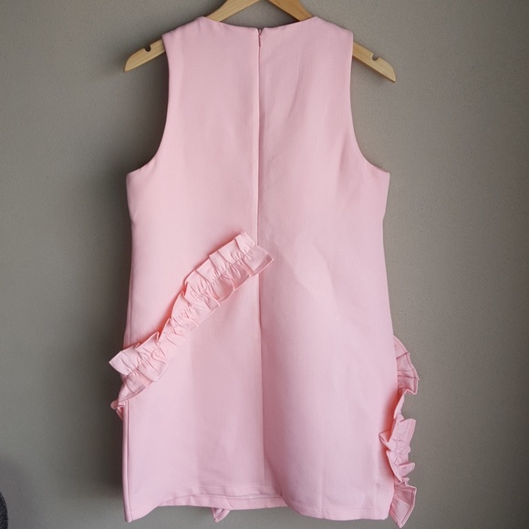 Few Moda Frill-Trimmed Mini Dress - Picture 4 of 7